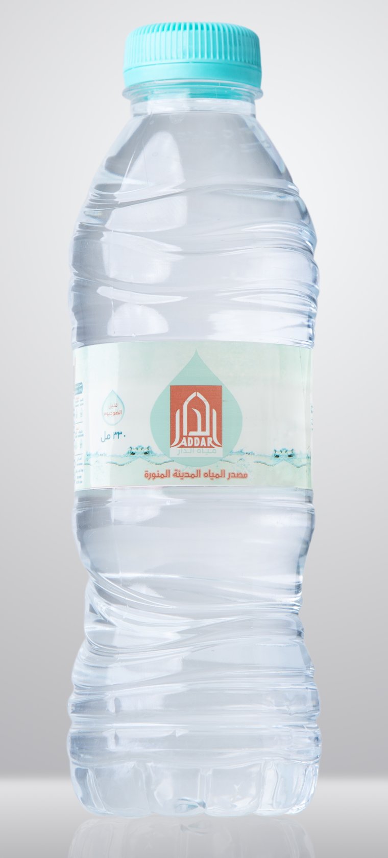 Addar Water 330 ml bottle with turquoise cap